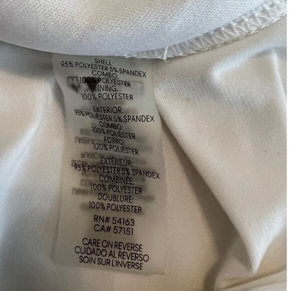 Calvin Klein White Puff Sleeve Blouse Size 2X - Picture 6 of 7